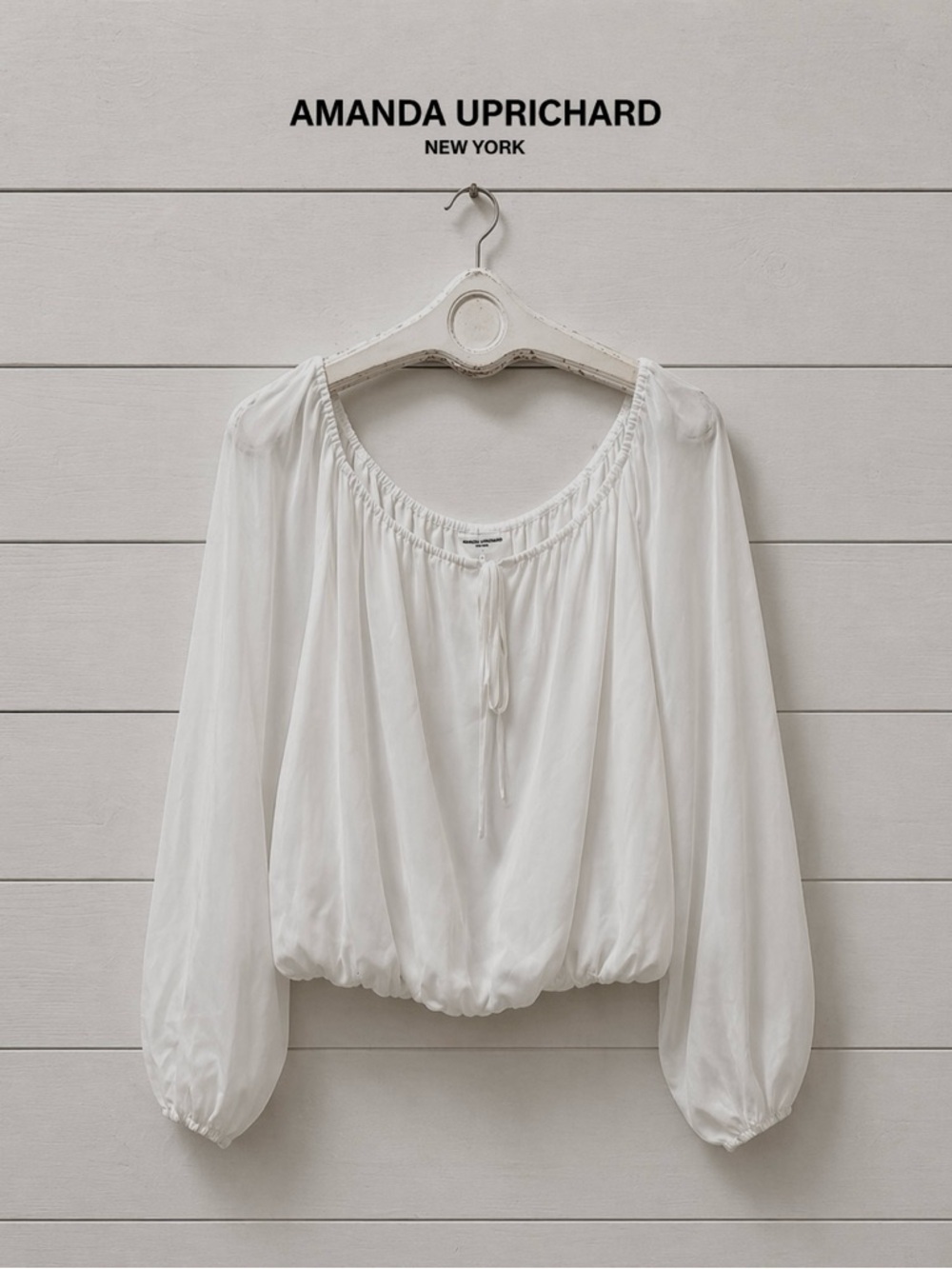 AMANDA UPRICHARD OFF-THE-SHOULDER BLOUSE – SIZE L